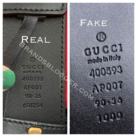 fake gucci serial numbers